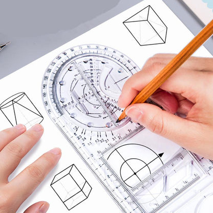 مسطرة هندسية متعددة الوظائف