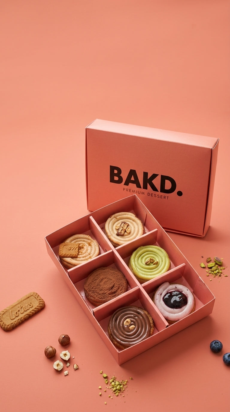 Box Toppings Cookies Bakd